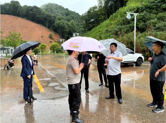 市城投集团领导深入一线调度防汛工作